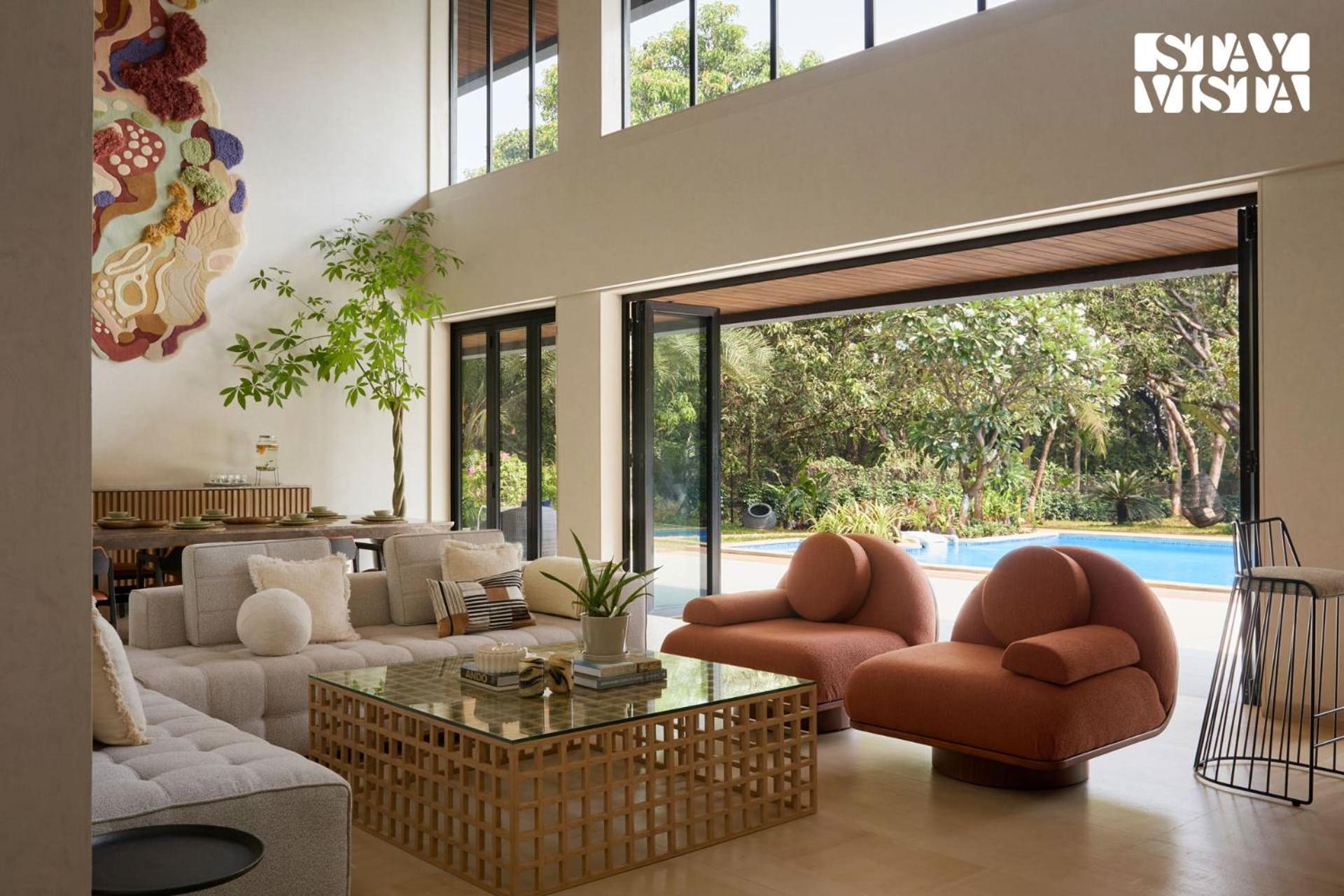 Reflection House By Stayvista With Pool, Terrace Bar, Indoor Games & Exquisite Interiors In A Nutshell Alībāg Zewnętrze zdjęcie